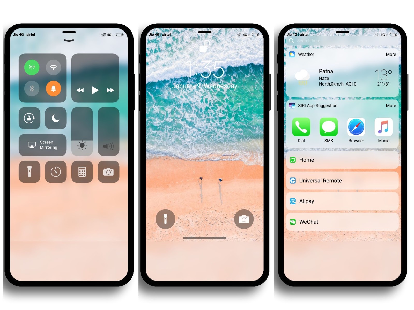 Beberapa Tema IPhone Dapat Diunduh Untuk Android Gratis