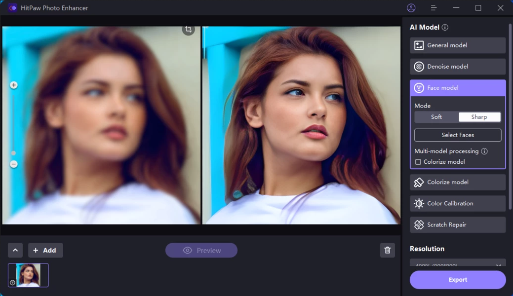 Download Aplikasi Edit Foto Terbaik HitPaw Photo Enhancer Full Crack